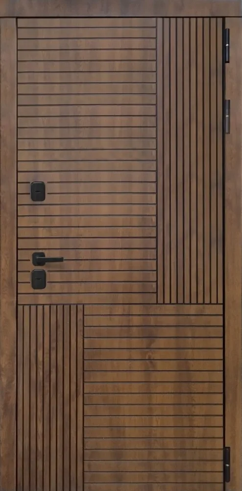 Фото Дверь ДвериПРО Авеста СБ-1 (лак.черное, 16мм, венге) DPRO195838